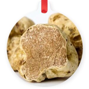 Decorazione Pallina di Natale Tartufo bianco