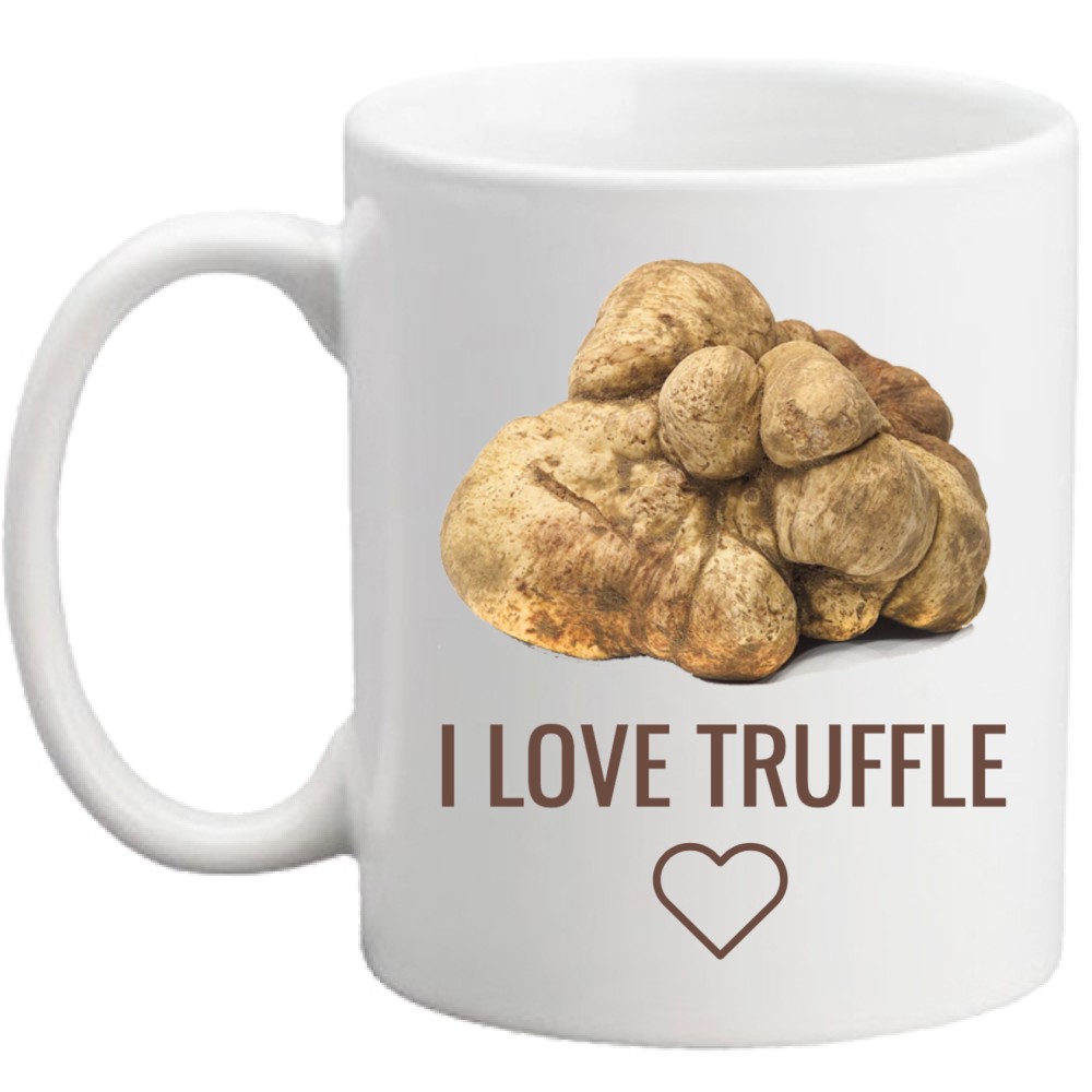 Tazza da regalo immagine del tartufo bianco e frase - immagine 7