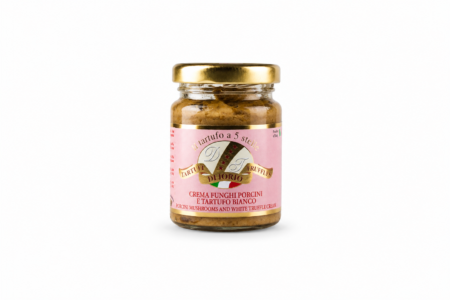 Crema Funghi Porcini e Tartufo Bianco 80 g Di Iorio Tartufi