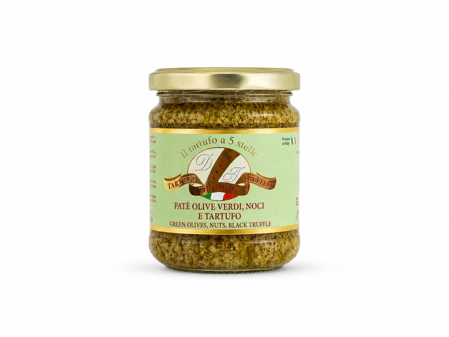 Patè di Olive Verdi, Noci e Tartufo Di Iorio Tartufi vasetto da 180 g