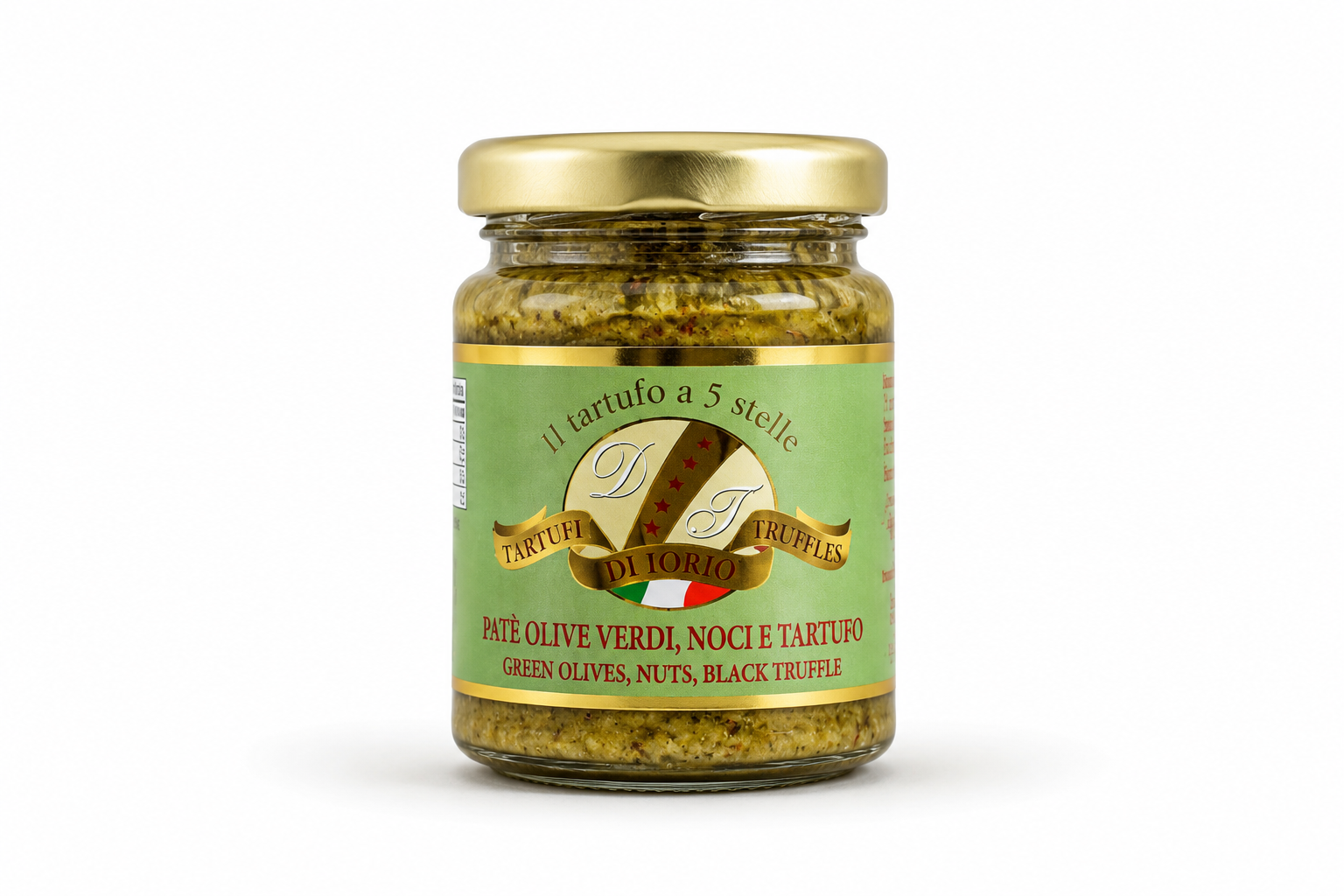 Patè Olive Verdi, Noci e Tartufo 80 g Di Iorio Tartufi